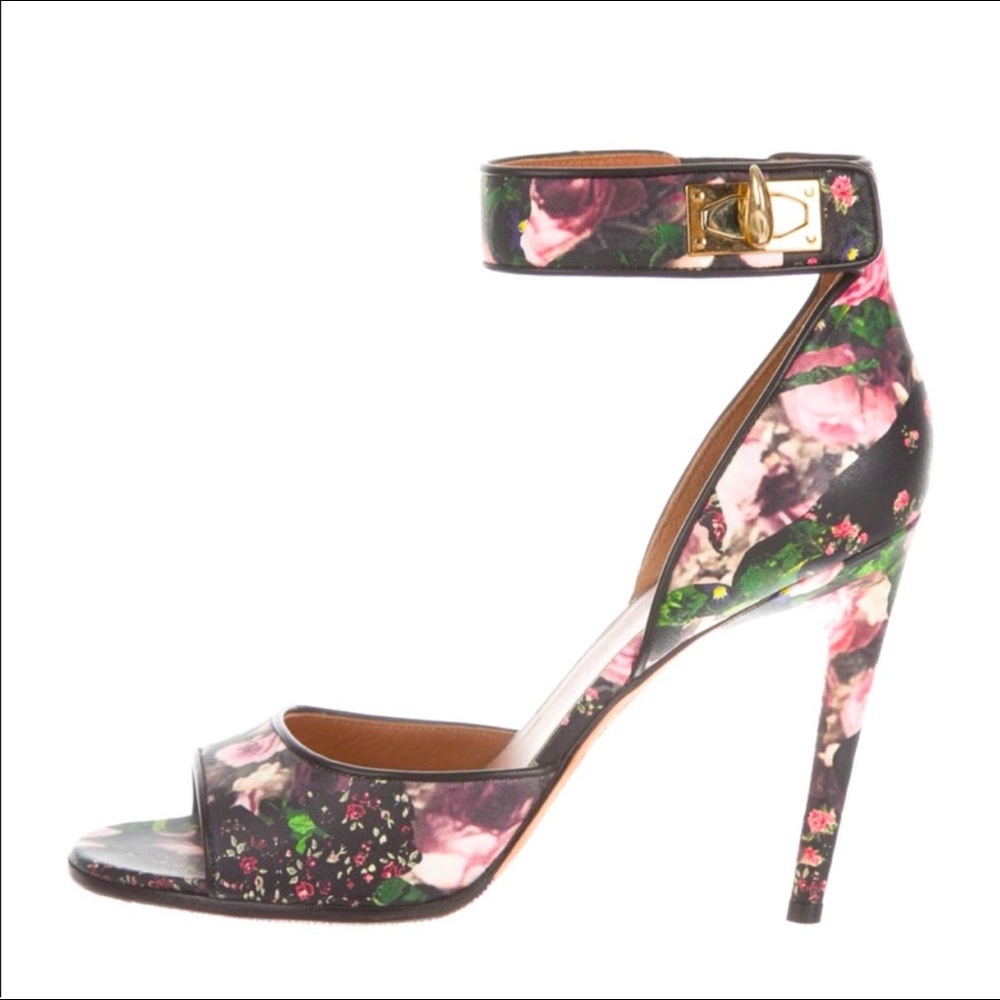 Givenchy Shark Tooth lock ankle strap sandal
